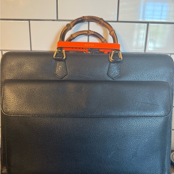 Gucci Other - Authentic Gucci Diana Briefcase – 1990s Icon w/ Bamboo Top Handle